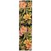 SAFAVIEH Chelsea Ema Floral Wool Runner Rug Black 2 6 x 10