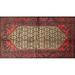 Ahgly Company Indoor Rectangle Traditional Fire Brick Red Persian Area Rugs 8 x 12