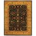 SAFAVIEH Antiquity Toireasa Traditional Floral Wool Area Rug Black 9 6 x 13 6