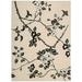 Nourison Modern Elegance Black White Area Rug