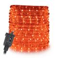 Orange 3/8 Thick LED Rope Lights | IP65 Indoor/Outdoor Lighting | ETL Certified