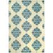 SAFAVIEH Chelsea Abagail Damask Wool Area Rug Ivory/Blue 7 9 x 9 9