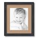 ArtToFrames 12.5x15 Matted Picture Frame with 8.5x11 Single Mat Photo Opening Framed in 1.25 Black Stain on Solid Red Oak and 2 Desert Sand Mat (FWM-4083-12.5x15)