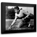 Hollywood Photo Archive 14x12 Black Modern Framed Museum Art Print Titled - John Wayne - Football