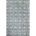 2 ft. 6 in. x 8 ft. Bradford Collection Transitional Polyester Power Loom Area Rug Blue