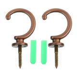 NUOLUX 2pcs Curtain Holdback Zinc Alloy Curtain Tieback Curtain Hook Curtain Holder