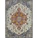 Loomaknoti Alsbrooke Kapirah 9 x 12 Oriental Indoor Area Rug Cream/Blue