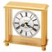 Bulova Clocks B1703 Cheryl Decorative Metal Desk Table Top Clock Polished Brass