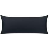 PiccoCasa Body Pillow Cover Cotton Body Pillowcase for Adult Black 20 x 72