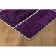 Verena Geometric Rug Purple - 2 x 3 ft.