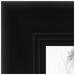 ArtToFrames 22x26 inch Satin Black Double Step Lip Picture Frame Black Wood Poster Frame (1418)