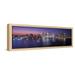 Detroit skyline at dusk Wayne County Michigan USA Scenic Framed Art Print Wall Art Sold by Art.Com