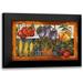 Medley Elizabeth 14x10 Black Modern Framed Museum Art Print Titled - Vegetables Farm Fresh