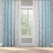 3S Brother s Ombre Window Darkening Curtains Dip Dye Curtain Set of 2 Panels Hanging Rod Pocket & Back Tap Decorative for Bedroom Vertical Shades Symmetrical Curtain Panel Baby Blue (52 x84 Each)