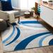 Mark&Day Area Rugs 5x7 Tjaard Modern Navy Area Rug (5 3 x 7 3 )