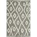 Loomaknoti Vemoa Avonako 3 x 5 Gray Geometric Indoor Accent Rug