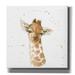 Epic Graffiti Baby Giraffe by Katrina Pete Giclee Canvas Wall Art 18 x18