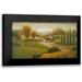 Marcon Michael 18x12 Black Modern Framed Museum Art Print Titled - Vineyard In The Sun II