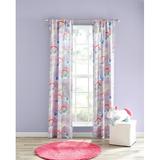 Your Zone Purple Unicorn Room Darkening Rod Pocket Panel Curtains 30 in x 84 in (2 Panels)