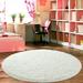 FUTATA Round Area Rugs Plush Fluffy Shaggy Rugs For Living Room Bedroom Bedside Fuzzy Carpet Soft Anti-Slip Machine Washable Floor Mat Runner Play Pads Kids Rugs
