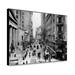 Canvas Print: Wall St. East From Nassau St. 1911