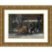 Everett Shinn 24x17 Gold Ornate Framed and Double Matted Museum Art Print Titled - Fourteenth St. at Christmas Time (1904)