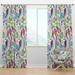 Designart Tropical Bright Mood IV Modern & Contemporary Blackout Curtain Panel