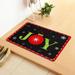 TUTUnaumb 2022 Winter Christmas Door Mat Cartoon Gnome Floor Mat Hallway Kitchen Foot Mat Soft Carpet C