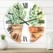 Designart 1 in Quartz Traditional Wall Clock