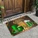 WOXINDA St. Patrick s Day Decoration Door Mat Anti-slip Bottom Indoor Outdoor Carpet