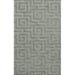 Dalyn Dover Area Rug DV13 Dv13 Seaglass Squares Maze 4 x 6 Rectangle