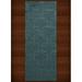 Dalyn Dover Area Rug DV7 Dv7 Teal Rectangles Loops 2 6 x 10 Rectangle