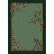 Milliken Signature Area Rug MINDRE PERIDOT Mindre Peridot Garlands Petals 7 7 x 7 7 Round