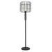 NEW Industrial Rustic Style Textured Cast Iron Cage Design Foot Switch 61 Floor Lamp