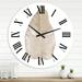 Designart 1 in Quartz Traditional Wall Clock