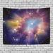 MYPOP Home Decor Space Starry Sky Deep Outer Space Nebula and Galaxy in the Universe Pattern Tapestry Wall Hanging Large for Bedroom Living Room Dorm Wall Art80 x 60 inches