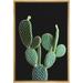 wall26 Framed Canvas Print Wall Art Southwest Desert Bunny Ear Cactus Succulent Nature Wilderness Photography Realism Floral Botanical Multicolor for Living Room Bedroom Office - 16 x24