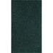 Ambiant Pet Friendly Solid Color Area Rugs Forest Green - 2 x3