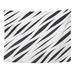 UFAEZU Funky Modern Stylish with Wavy Stripes Geometric Abstract Band Black Carpet Creative Wall Art Hanging Tapestry Home Decor for Living Room Bedroom Dorm 60x80 inch