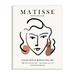 Stupell Industries Curves Not Crazy Matisse Exhibition Woman Face Lines Wood Wall Art 13 x 19 Design by Ros Ruseva