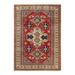 One of a Kind Hand Made Tribal Oriental Wool Area Rug Red 6 X 9