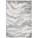 SAFAVIEH Tulum Quinten Abstract Area Rug 4 x 6 Ivory/Grey