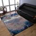 Rugsotic Carpets Hand Knotted Abstract Silk Floor Area Rug For Living Room Bedroom Multicolor 3 x5