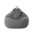 Oxford Bean Bag Chair Cover Without Filling Extra Large Storage Washable Cotton Linen Canvas Slipcover