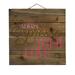 Always Espresso Your Love - Decorative REAL WOOD Wall Art - Faux Pallet Look