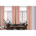 3S Brother s Home Decorative Baby Pink Curtains 100 Wide Extra Long Luxury Colors Linen Look Custom Made 5-25 Feet Made in Turkey Hang Back Tab & Rod Pocket Single Panel Home DÃ©cor (100 Wx228 L)