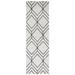 SAFAVIEH Adirondack Caitriona Geometric Runner Rug Light Grey/Black 2 6 x 10