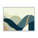 Designart Landscape With Hills Abstract Geometric Art Modern Framed Canvas Wall Art Print