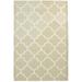 Wool Beige Rug 5 X 8 Modern Hand Tufted Moroccan Trellis Room Size Carpet