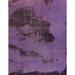 Ahgly Company Indoor Rectangle Abstract Rich Lilac Purple Abstract Area Rugs 6 x 9